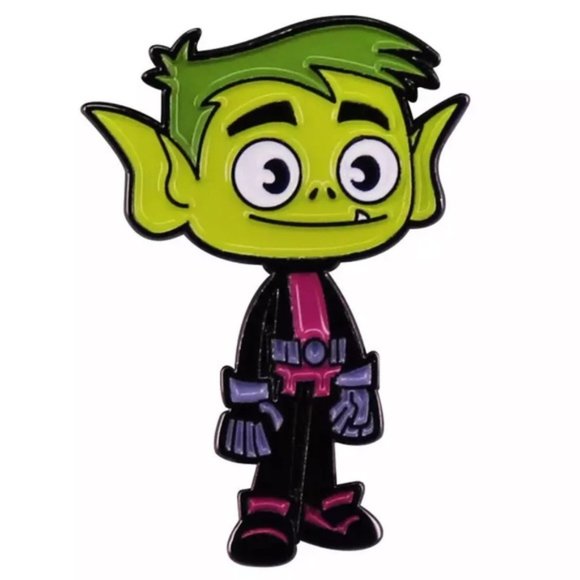 Jewelry | Teen Titans Beast Boy Enamel Pin 203 Scifi Cartoon | Poshmark